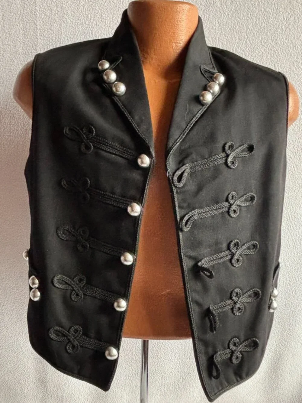 Hungarian Bocskai Folk Vest Soutache Studded Military Nobility
